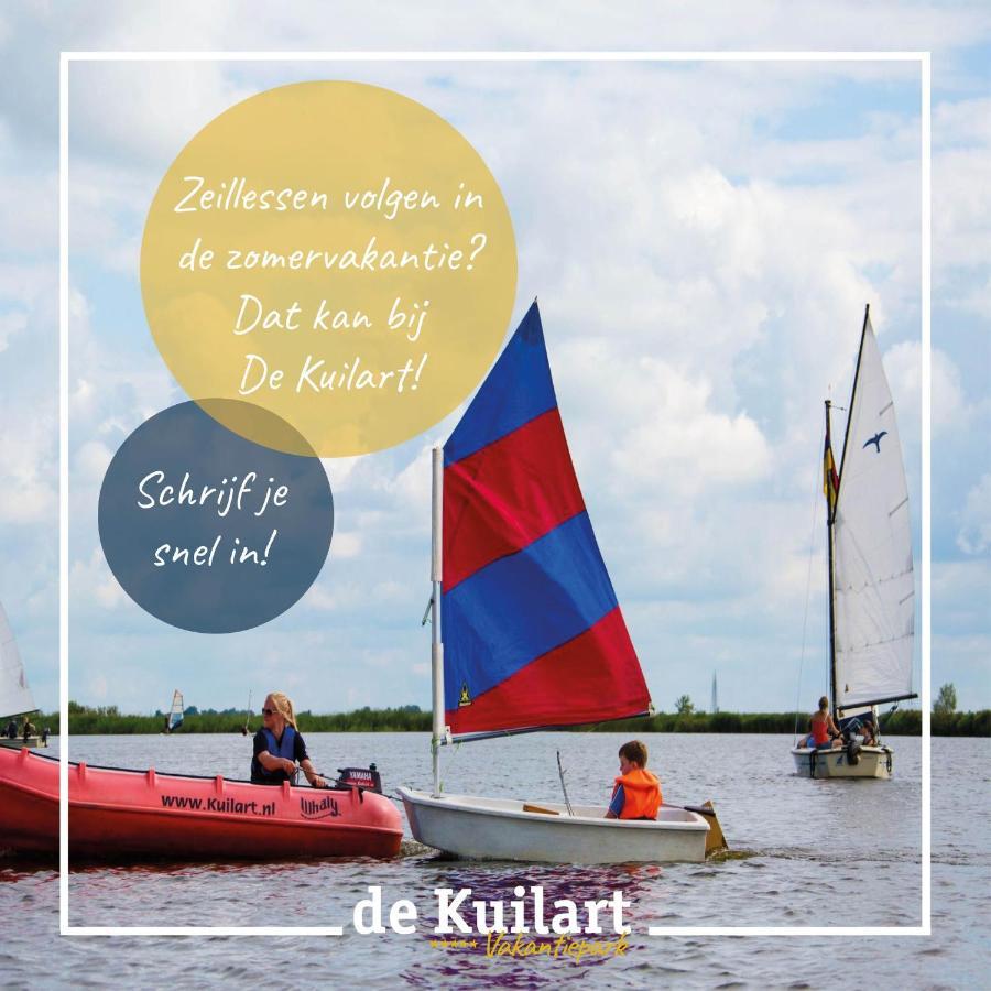 Stacaravan Op 5 Sterren Vakantiepark De Kuilart Friesland Aan Het Meer Met Zwembad 5P 237 Koudum Exterior photo