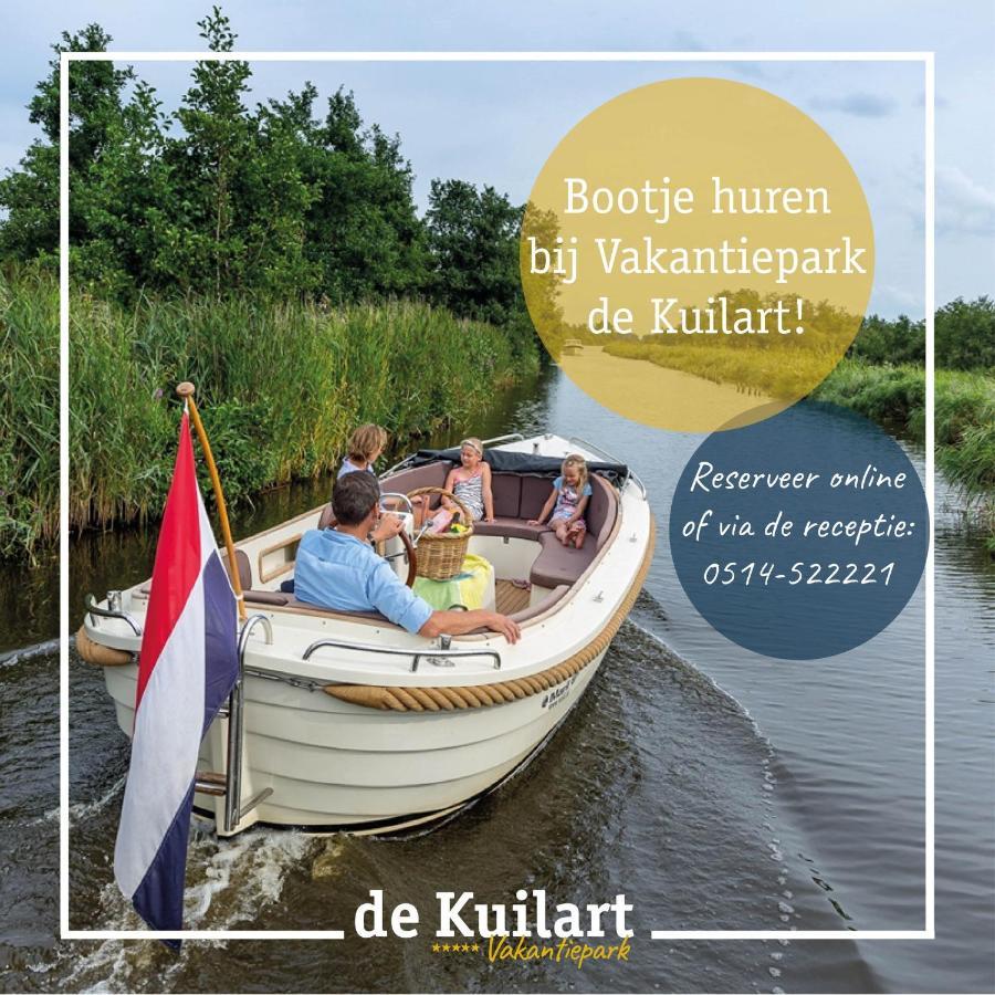 Stacaravan Op 5 Sterren Vakantiepark De Kuilart Friesland Aan Het Meer Met Zwembad 5P 237 Koudum Exterior photo